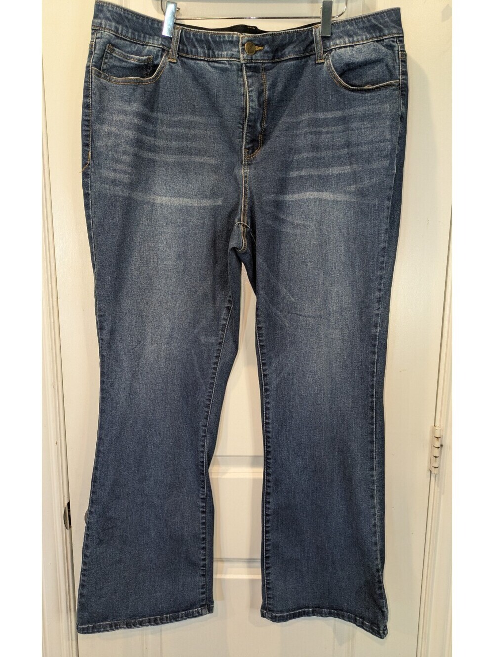 Morgan & Walker Jeans 22W Bootcut Stretch Embroidered Pocket Plus Size